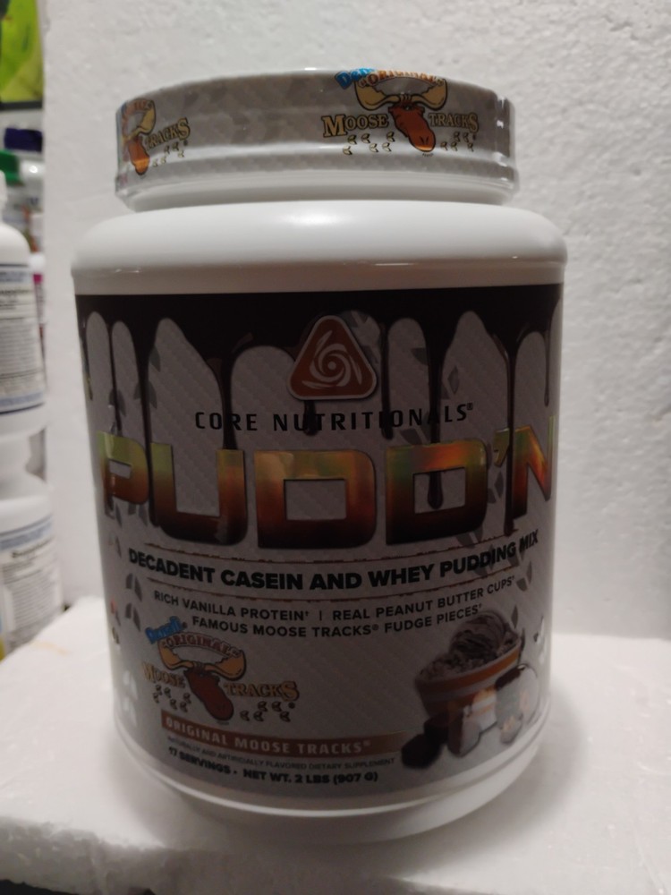 Core Nutritionals Pudd’n, Decadent Protein Pudding Mix, 2 Lbs Tub BB 05/27