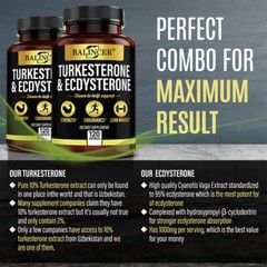 Turkesterone Capsules, 120 Capsules – Non-GMO & Gluten Free Supplement