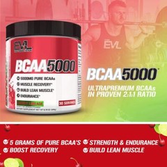 BCAA5000 Cherry Limeade Pre Workout Supplement 30 Servings Muscle Recovery Power