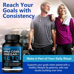 Apple Cider Vinegar BHB Salts Supplement Diet Pills Unisex Support Appetite