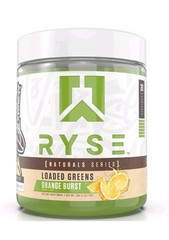 Exp10/2025 RYSE Loaded Greens Orange Burst 30 Servings Natural Series