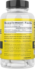 Creatine HCl Capsules | Muscle, Cognitive, Cellular Energy Support | No…