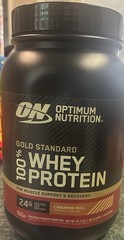 Optimum Nutrition Gold Standard 100% Whey Protein Powder Cinnamon Roll 31.7 oz