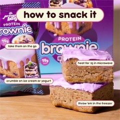Prime Bites Protein Brownie from Alpha Prime Supplements | High Protein, Collage