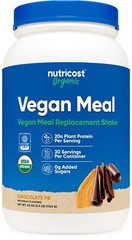 Nutricost Organic Vegan Meal Replacement Shake Powder (Chocolate Peanut Butter)