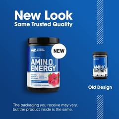 Amino Energy Powder – Pre Workout with BCAA, Green Tea & Coffee Extract, Keto, B