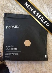Promix Grass-Fed Whey Isolate Protein Powder French Vanilla 2.5lb – 30g Protein
