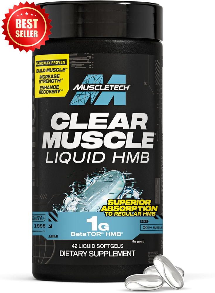 HMB Free Acid 1OOOMg Muscle Supplement 42 Liquid Softgels Recovery US