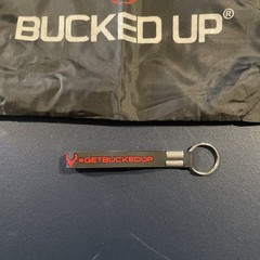 Bucked Up Pre Workout Bag W/ Keychain. Promotional Item