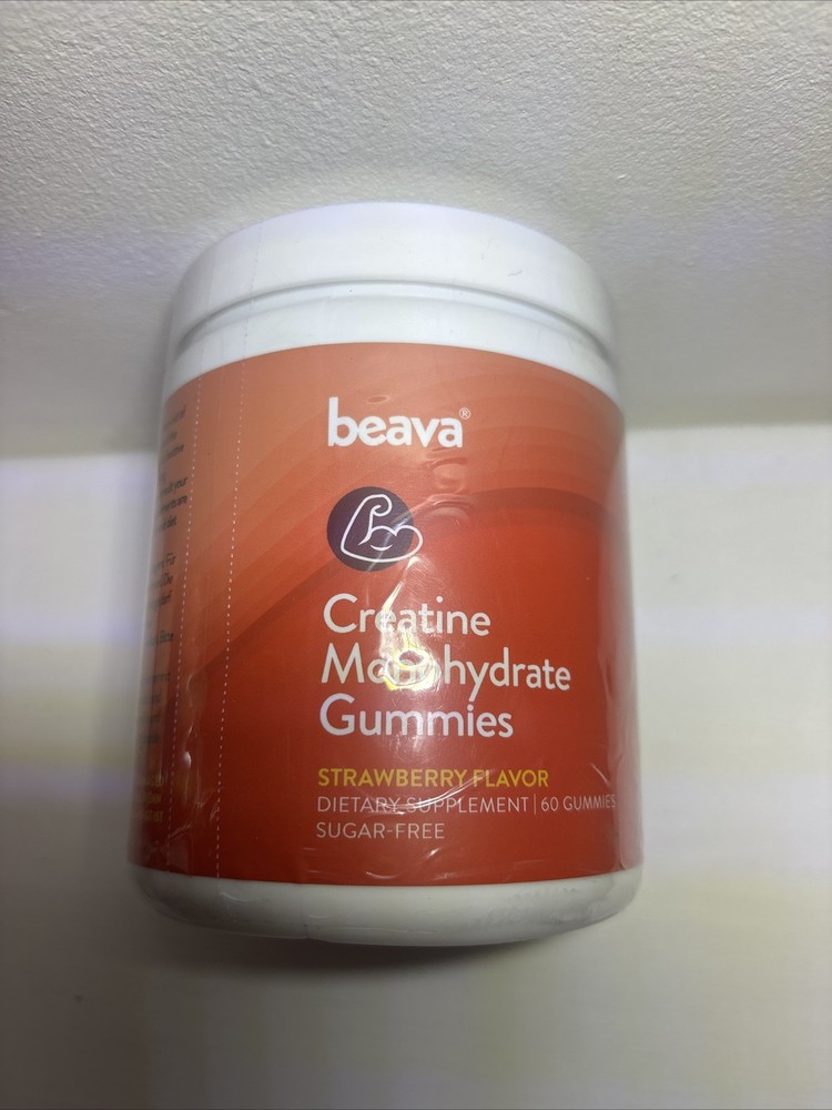 Creatine Monohydrate Gummies 30 Servings Vegan Creatine Chews for Muscle 04/2027