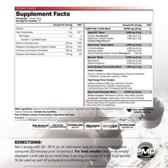 PMD SPORTS PUMP FUEL ULTRA – PRE WORKOUT – ISLAND PUNCH (30 Servings)