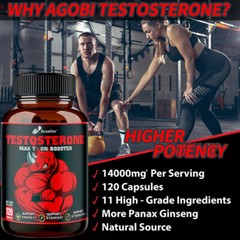 Panax Ginseng Support Supports Muscle Growth Increased Energy 120 Capsules