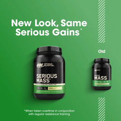 Optimum Nutrition Serious Mass Weight Gainer, Vanilla, 3 lb