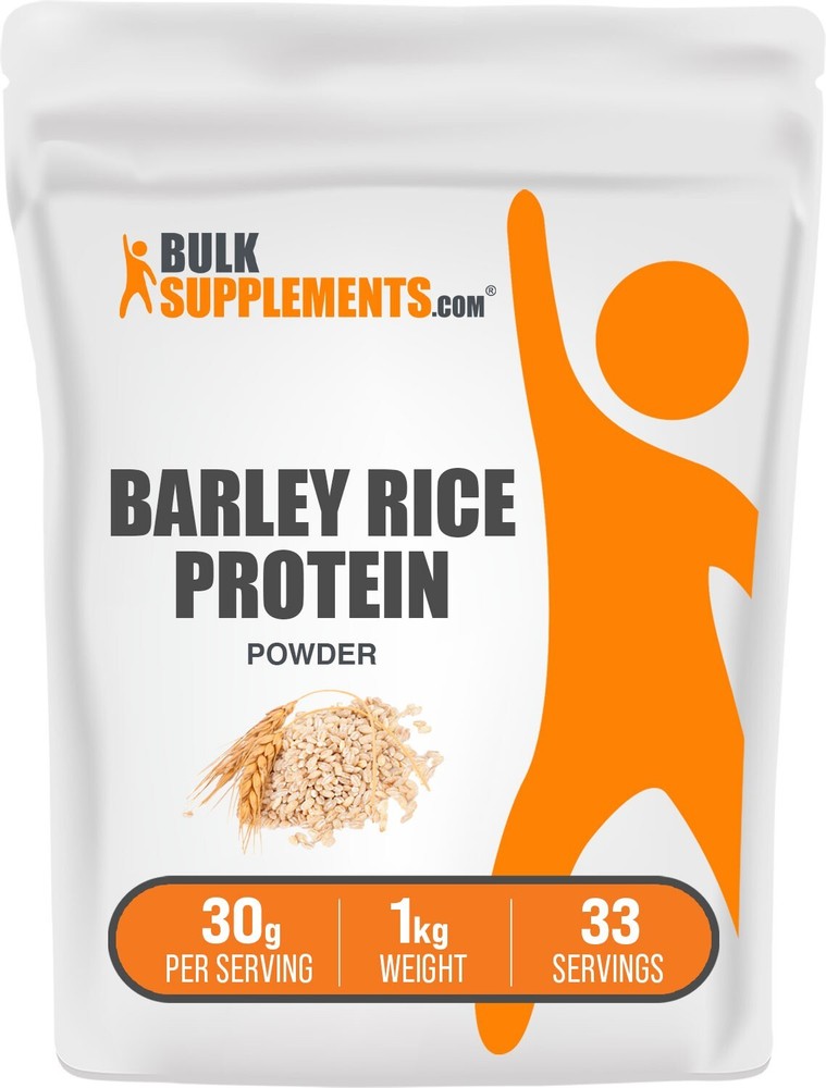 BulkSupplements Barley Rice Protein Powder 1kg- 30g Per Serving