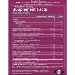 4 Your Wellness, Nitric Oxide, 60 Vegan Gummies