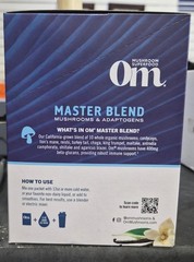 OM Master Blend Plant Protein Mushrooms & Adaptogens Dietary Supplement Power
