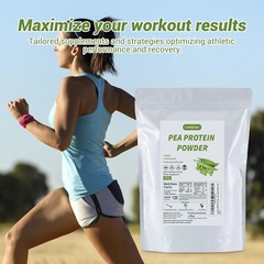 1.1 Lb Organic Pea Protein Powder – Unflavored Protein Powder Mixed in Shake US