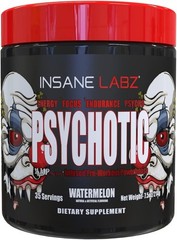 Insane Labz PSY-CHO-TIC Pre-Workout Powerhouse Energy Focus Pumps 35 Serving New