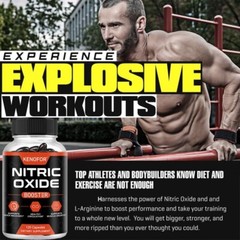 Nitric Oxide Booster Supplement – L-Arginin, L-Citrulline 1500mg –