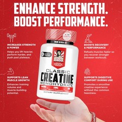 Old School Labs 5000mg Micronized Creatine 180 Count (Pack of 1), White