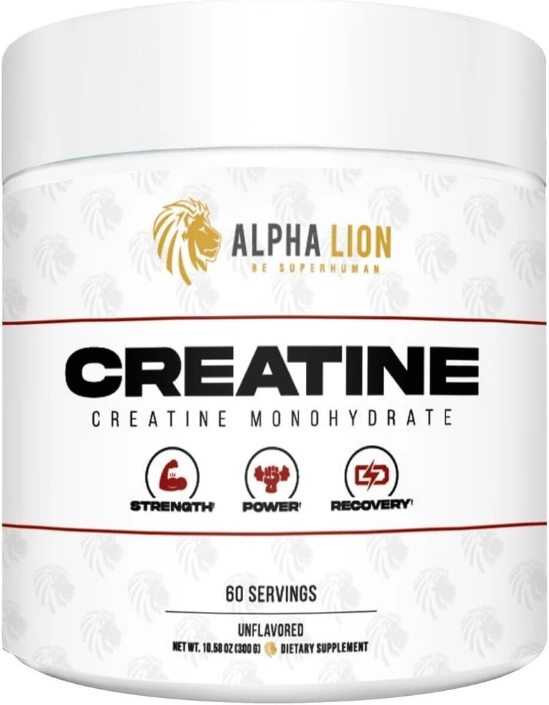 Alpha Lion Creatine – 60 servings – 5000mg/serving – 09/2026+