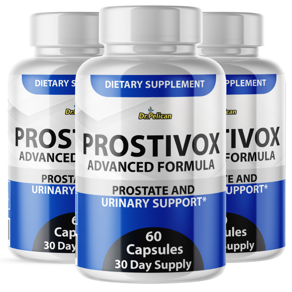 Prostivox- Prostate & Urinary Support- 3 Bottles- 180 Capsules