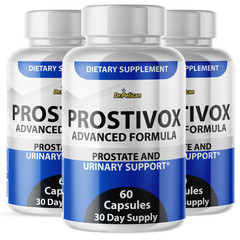 Prostivox- Prostate & Urinary Support- 3 Bottles- 180 Capsules