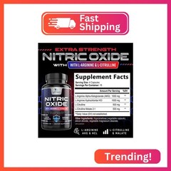 Nitric Oxide Booster Extra Strength 3000mg – 3X Strength L-Arginine & Citrulline
