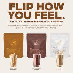 Flip My Life Flip 7 Natural SuperFood Plant-Based Protein Complete Meal Replacem
