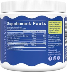 Hi-Lyte K1000 Electrolytes Powder Mix Unflavored Keto & Performance, 50 Servings
