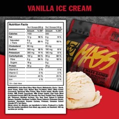 Mutant Mass Weight Gainer Protein Powder Build Muscle Size Strength 15 Pound