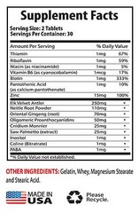 Elk Antler Velvet – Deer Antler Extract Plus 550mg – Increased Muscle Mass 1B