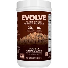 Evolve Protein Powder, Classic 1 Pound (Pack of 1), Double Chocolate
