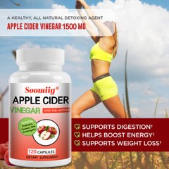 Apple Cider Vinegar – Contains Probiotics, Coconut, Aloe Vera Weight Loss Caps