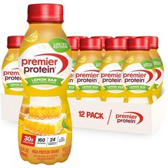 Premier Protein Lemon Bar 🍋 11.5 Fl Oz (Pack of 12)