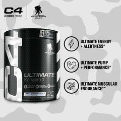 Cellucor C4 Ultimate x WWP Pre Workout Powder Mango Foxtrot – Sugar Free
