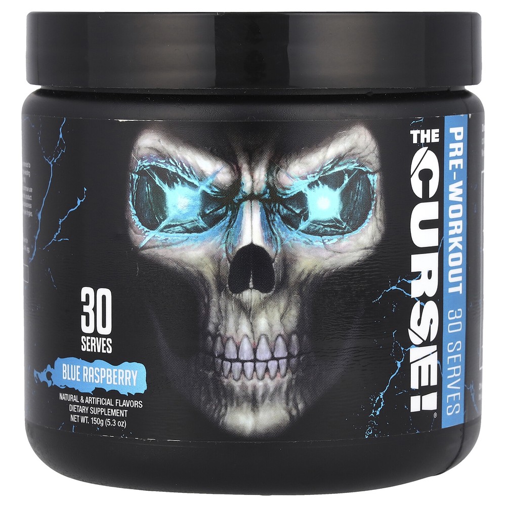 The Curse! Pre-Workout, Blue Raspberry, 5.3 oz (150 g)