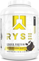 RYSE Loaded Protein Powder – Chocolate Cookie Blast – 4.7 Lb – 54 Servings