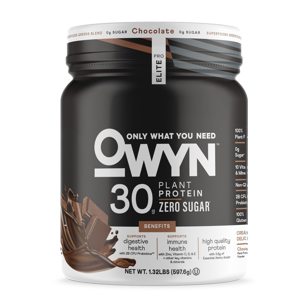 Owyn Only What You Need Pro Elite High Protein Powder, 1.32 Pound (Pack of 1)