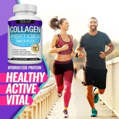Toplux Multi Collagen Peptides Pills 1800 Mg Complex Collagen Superior Complex