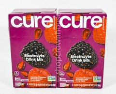2 CURE Electrolyte Drink Mix 8ct Berry Pomegranate box 12/02/2026