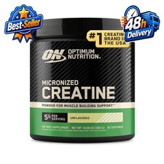 Optimum Nutrition Micronized Creatine Monohydrate Powder 5g 60 Servings