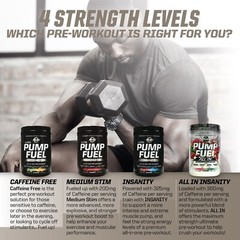 Pump Fuel ALL IN Insanity Ultimate Muscle Pump Supplement & Pre Workout Powder