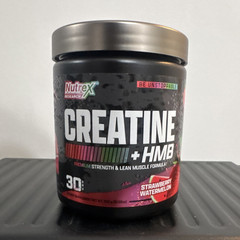 Nutrex Research Creatine + HMB Powder Strawberry Watermelon 300g 30 Serv 03/2029