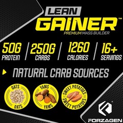Forzagen Lean Gainer Premium Mass Builder | Mass Gainer Protein Powder for