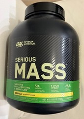 ON OPTIMUM NUTRITION-SERIOUS MASS – 6LB -Exp Date 2027