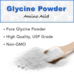 Glycine Powder (2 lbs) – Promotes Restful Sleep, 32 Ounce (Pack of 1), White