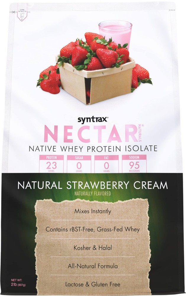 Syntrax Nectar Naturals, All Natural Whey Protein Isolate, Smooth Juicy, Nat…