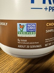 Garden of Life Plant-Based Sprouted Barley Protein Powder CHOCOLATE 20 Servings