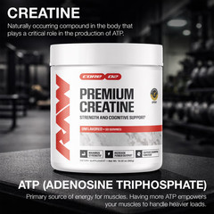 Essential 100% Pure Creatine Monohydrate Powder, Unflavored, 50 Servings